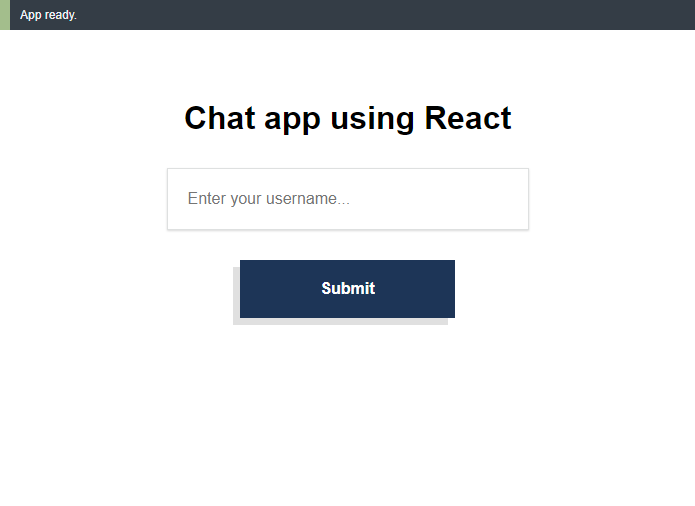 Simple chat App using ReactJS